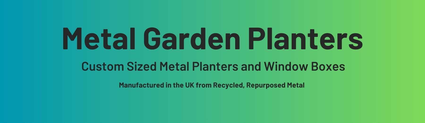 MetalGardenPlanters