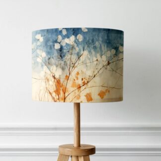 wildflower illustration lampshade beautiful pattern lampshade for table lamp, floor lamp and ceiling lightshade designer lampshade