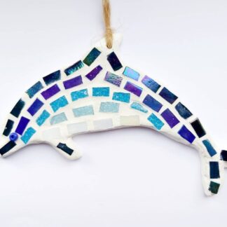 Dolphin Mosaic Decoration Kit: DIY, Make Your Own, Party Favour, Gift, Craft, Family Activity, Christmas Present