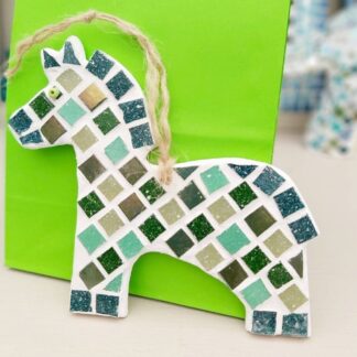 Horse Mosaic Kit Decoration: DIY /Make Your Own, Party Favour, Gift, Craft, Family Activity, Christmas Present.