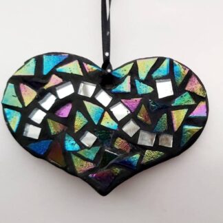 Small Heart Mosaic Kit Decoration: DIY /Make Your Own, Party Favour, Gift, Craft, Family Activity, Mosaic Present