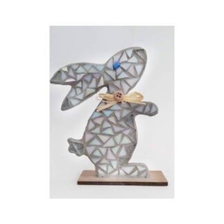 Rabbit Bunny Moon gazing Hare Mosaic Decoration Kit 2: DIY /Make Your Own, Party Favour, Easter Gift, Craft kit