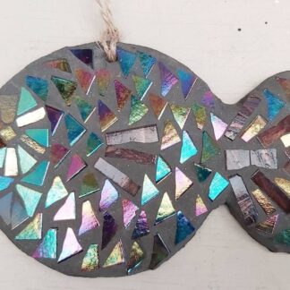 Mosaic Fish Decoration Kit: DIY /Make Your Own, Party Favour, Gift, Craft, Family Activity, Christmas Present.
