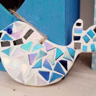 Blue Jay Bird Mosaic Kit Decoration DIY /Make Your Own, Party Favour, Gift, Craft, Family Activity, Mosaic Present, Easter Gift,
