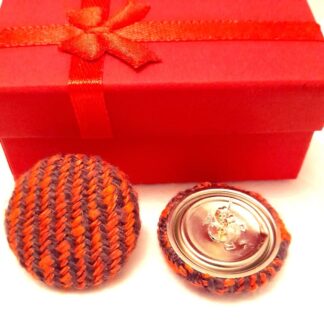 Button Earrings-stud back 3cm