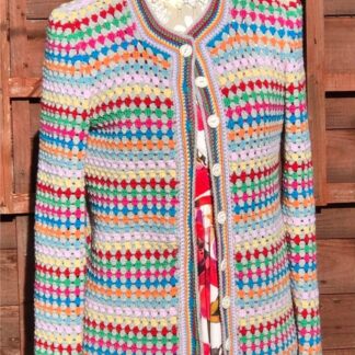 An-Exclusive-Rainbow Granny-Stripe-Cardigan