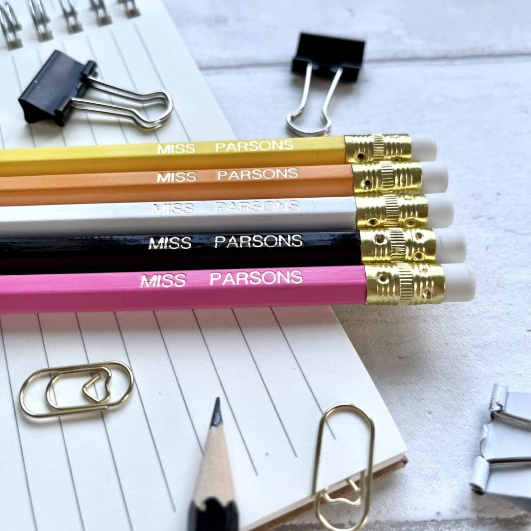 Personalised Pencil Notebook & Pencil Set – A Thoughtful Teacher Gift - Image 2