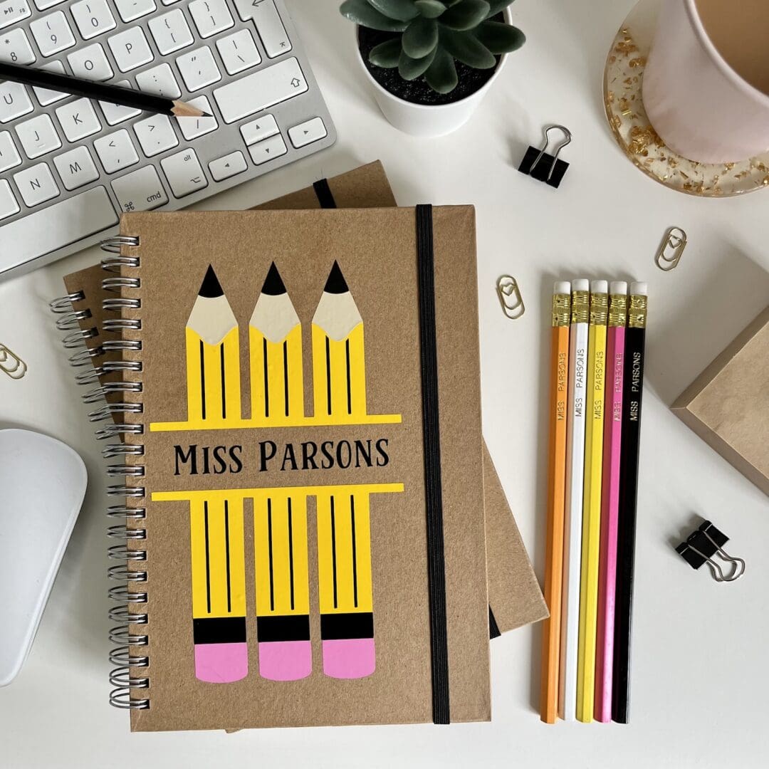 Personalised Pencil Notebook & Pencil Set – A Thoughtful Teacher Gift