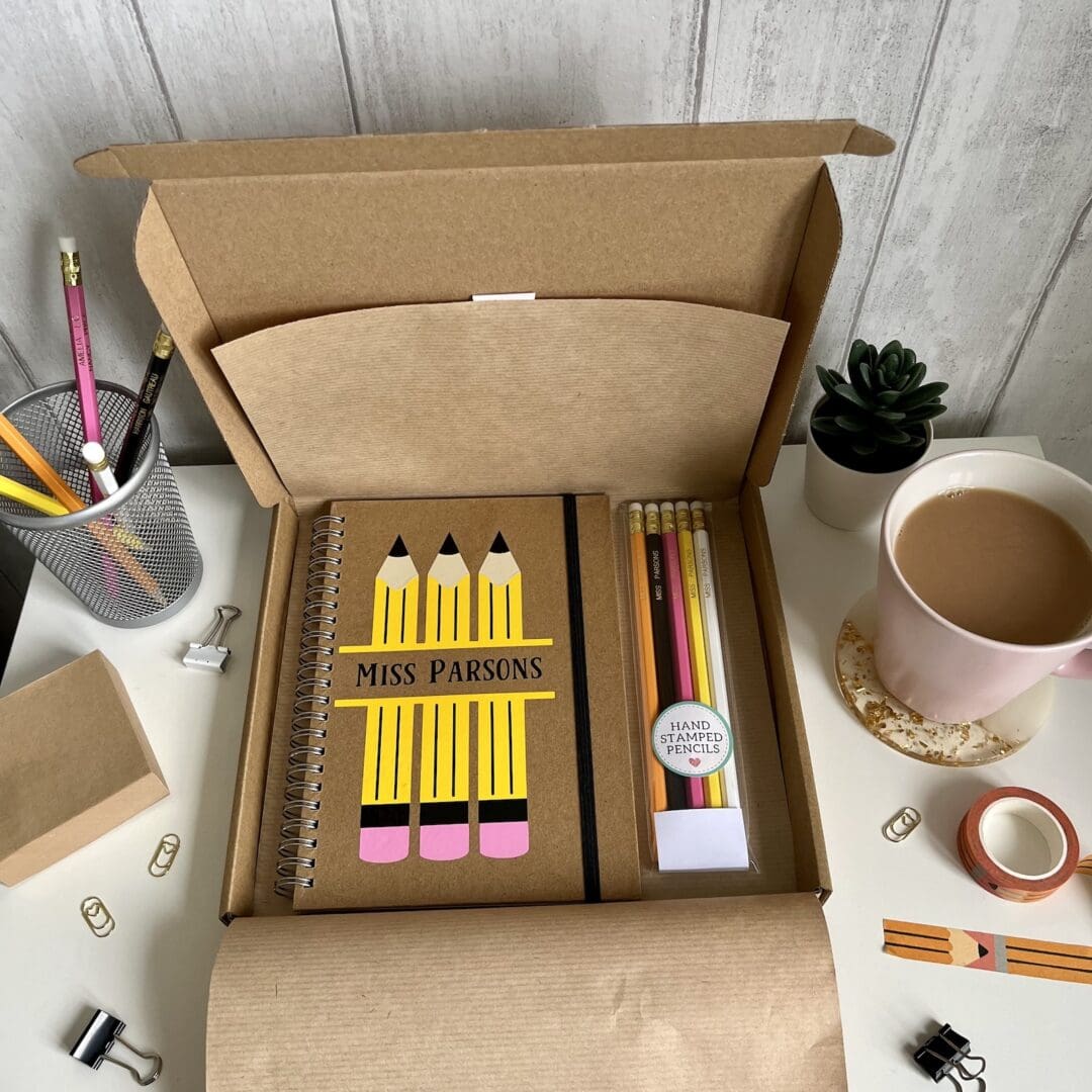 Personalised Pencil Notebook & Pencil Set – A Thoughtful Teacher Gift - Image 4