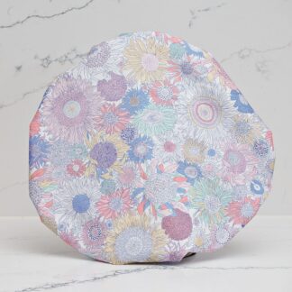 Liberty Print Pastel Flowers Luxury Shower Cap