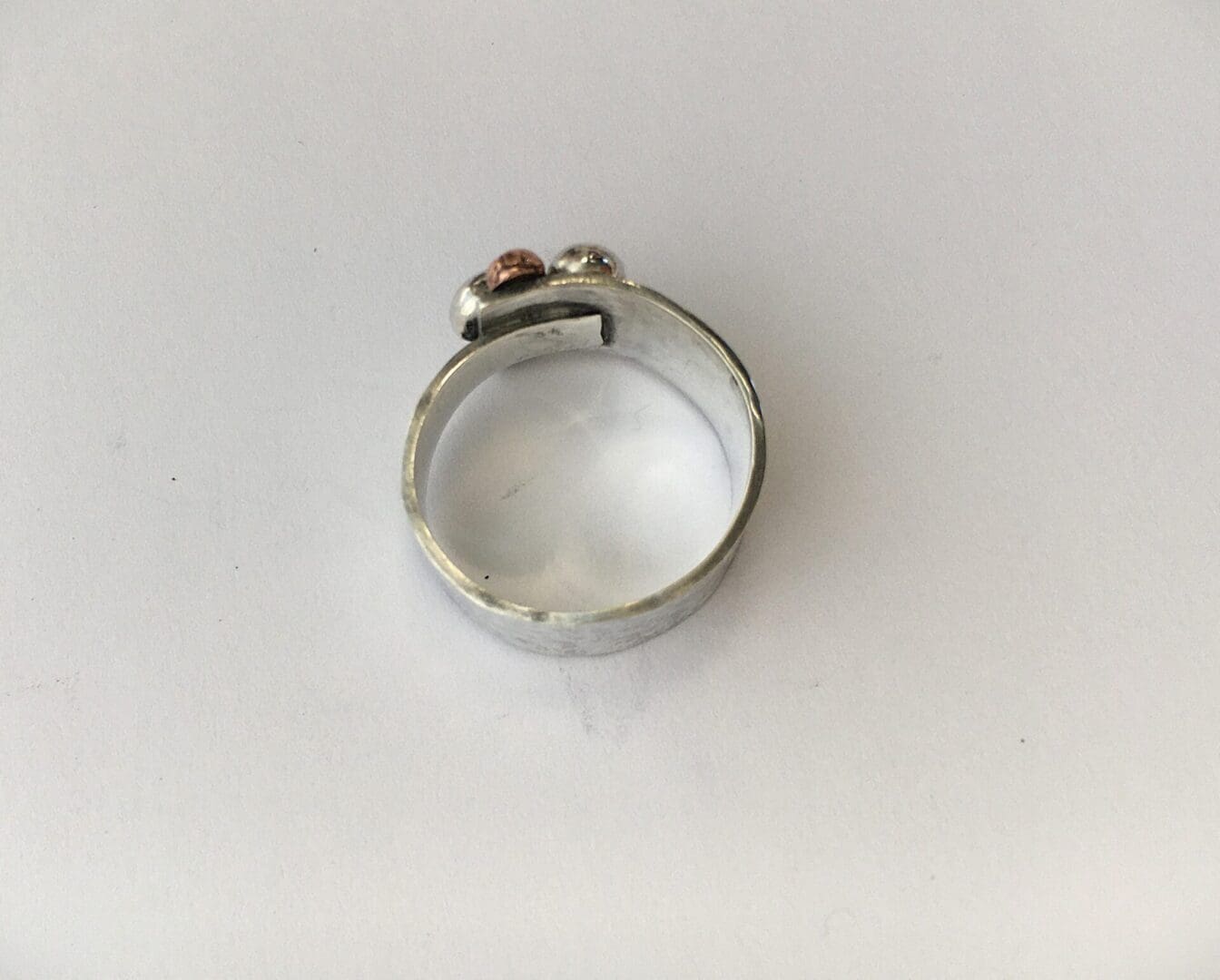 Sterling Silver Tapered Pebble Ring - Image 2