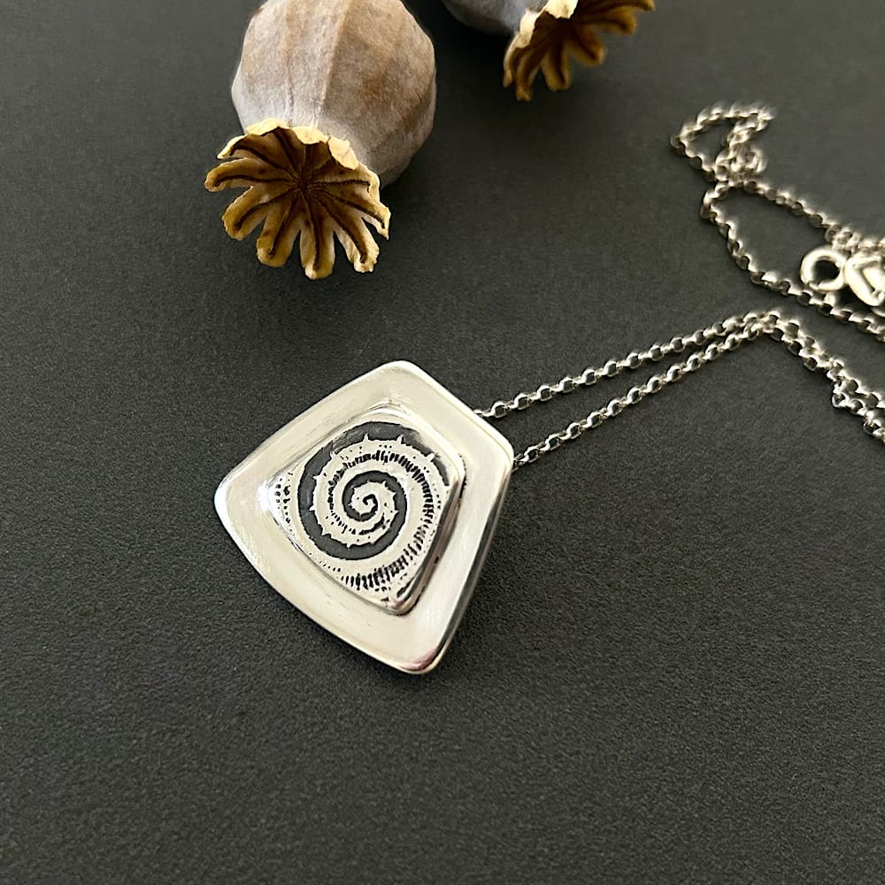 Fine Silver Pendant Necklace - Image 3