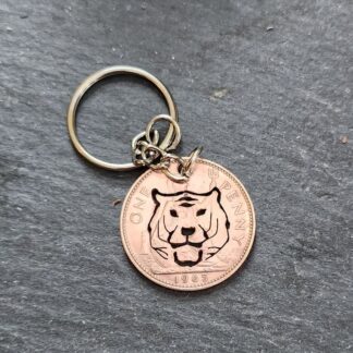 Tiger coin bag charm or keyring