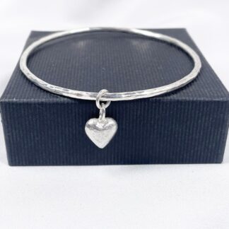 solid silver bangle