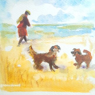 Stride Ahead Original Watercolour