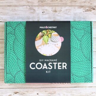 DIY Macrame Coaster Kit, Beginner Friendly Craft Kits