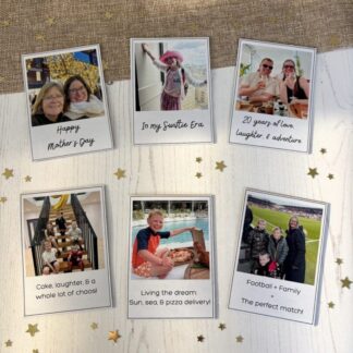 Personalised Polaroid Style Photo Magnet | Custom Picture Magnet | Holiday Keepsake | Memory Gift | Fridge Magnet