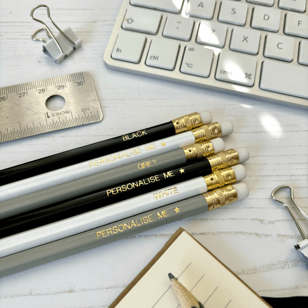 Personalised HB Pencil Set | Customised Text Pencils | HB Graphite Pencil Sets - Image 8
