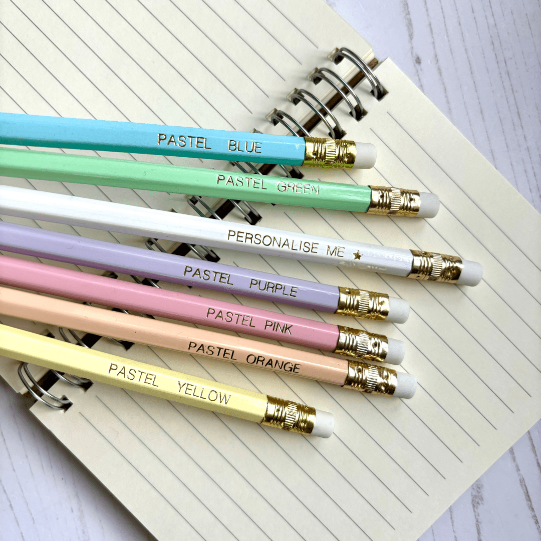 Personalised HB Pencil Set | Customised Text Pencils | HB Graphite Pencil Sets - Image 9