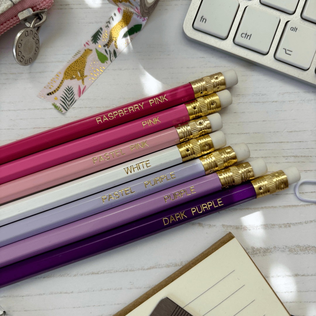 Personalised HB Pencil Set | Customised Text Pencils | HB Graphite Pencil Sets - Image 7