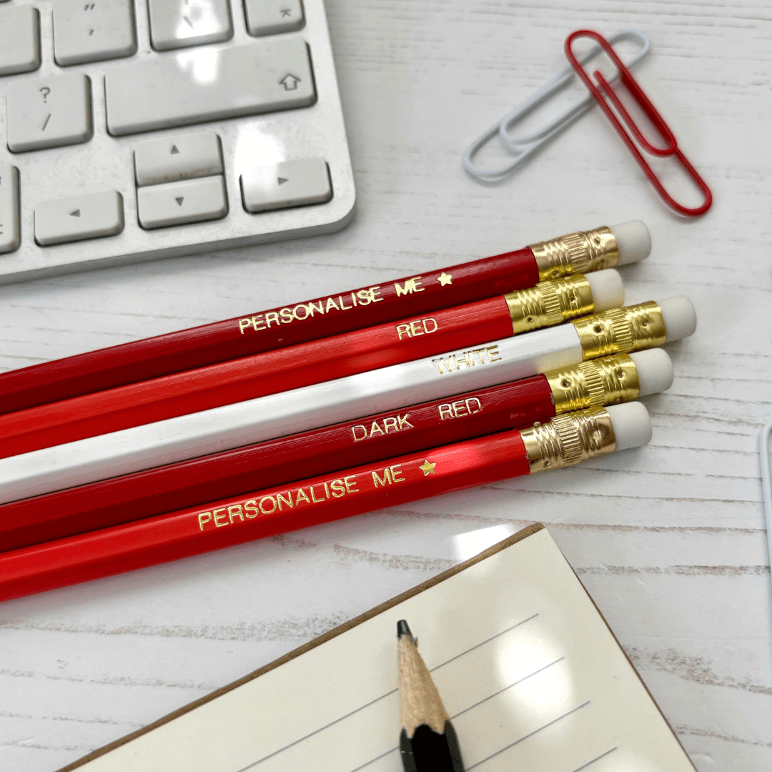 Personalised HB Pencil Set | Customised Text Pencils | HB Graphite Pencil Sets - Image 3