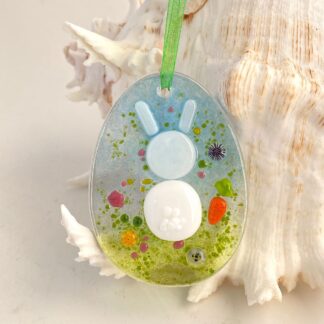 Easter bunny egg decoration