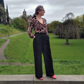 black smart trousers for women