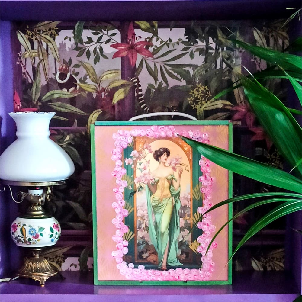 Art Nouveau Bespoke Wine Box - Image 8