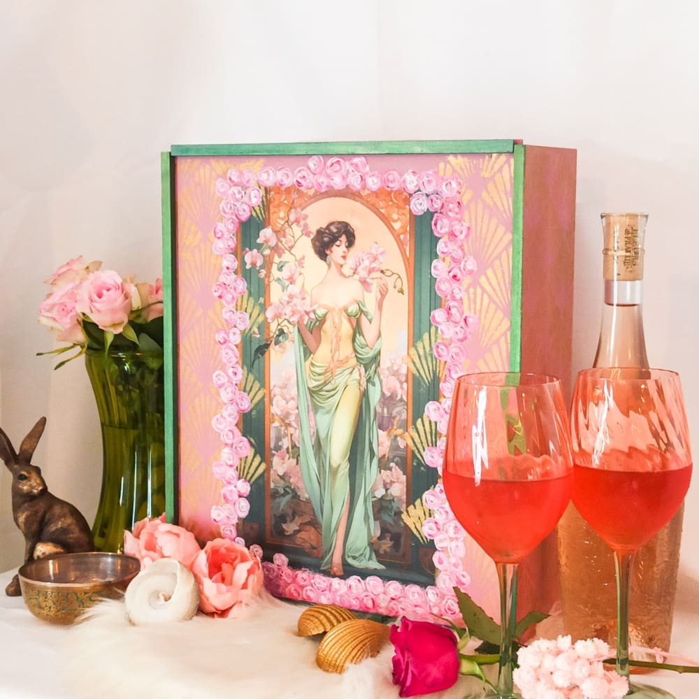 Art Nouveau Bespoke Wine Box