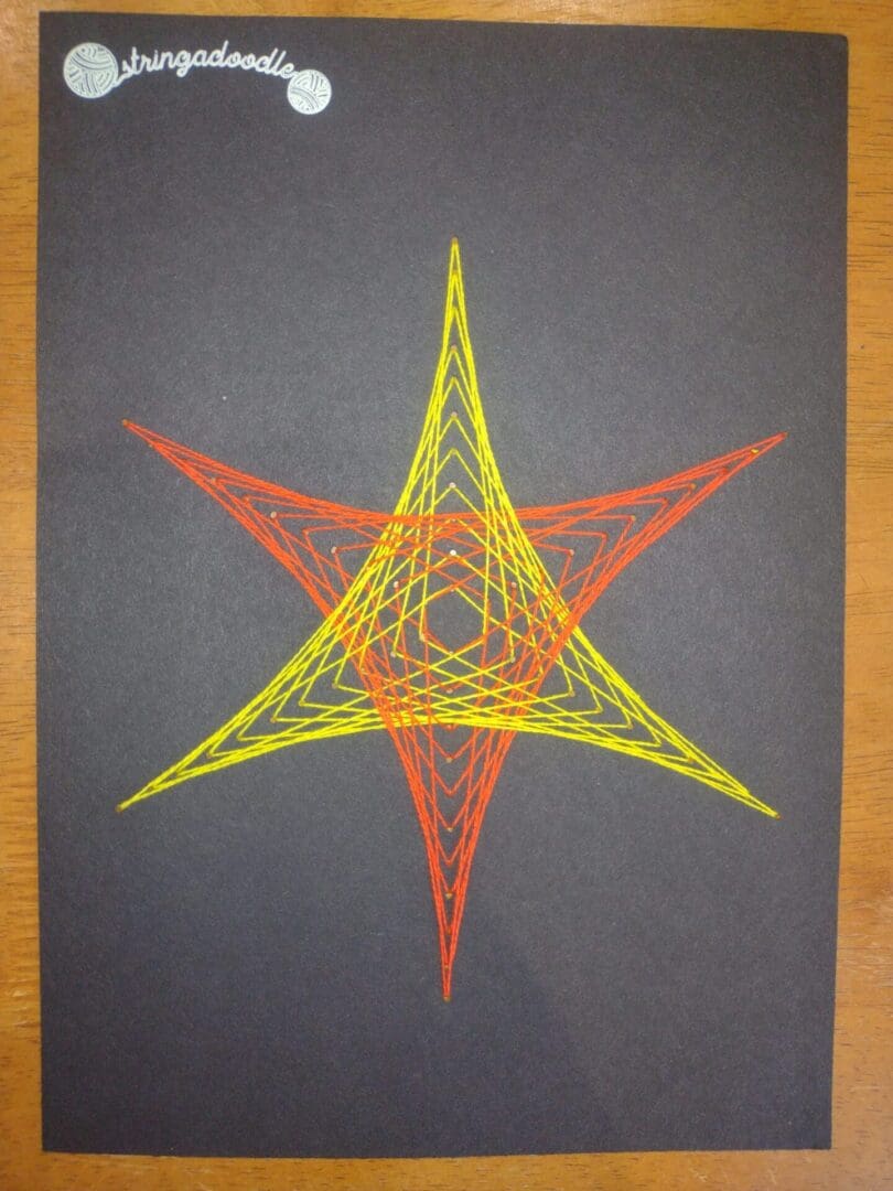 2-Triangle Star by String-a-Doodle - Image 3