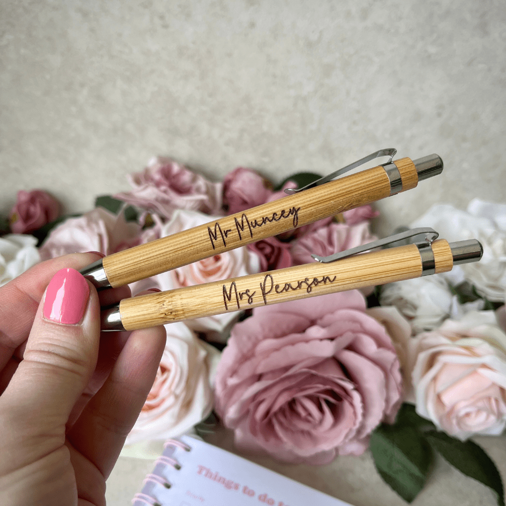 Engraved pens for school leavers – Class of 2025 graduation gift