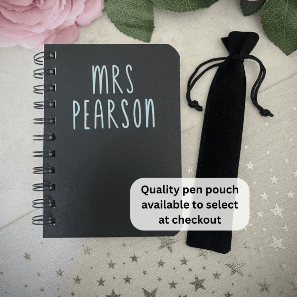 Pastel personalised stationery gift set for teacher
