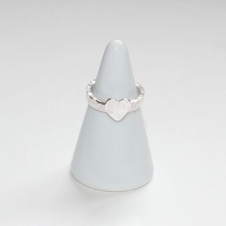 Sterling silver heart ring