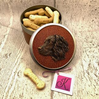 Cocker Spaniel Dog Treat Tin