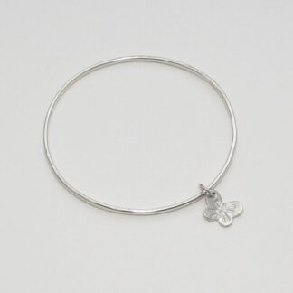 butterfly charm bangle