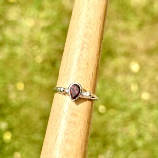 Sterling silver Garnet Ring