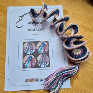 Crocheted Wind Spinner Pattern PDF