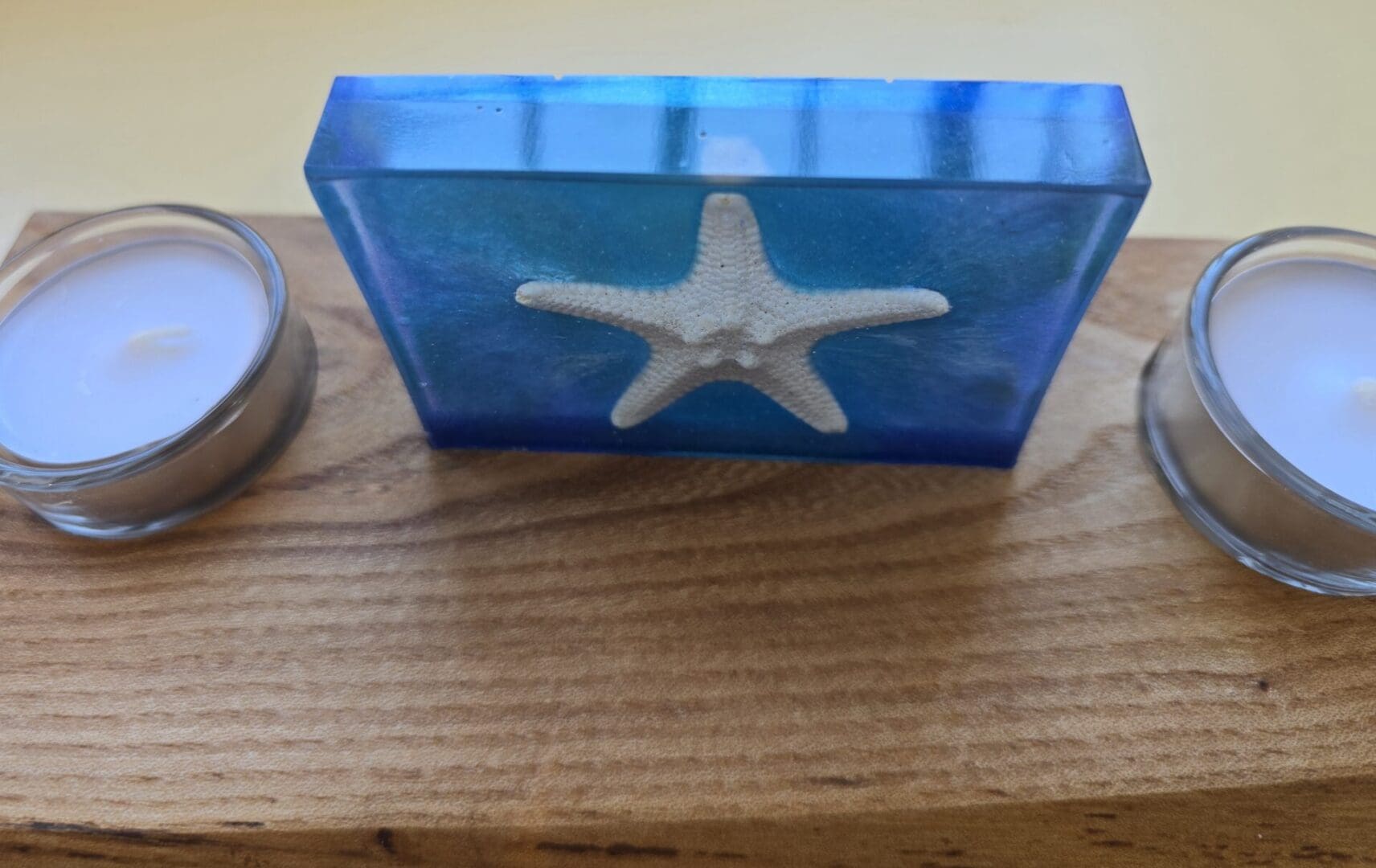 Top View of Starfish Resin Tealight Holder