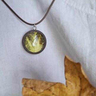 Wooden pendant necklace- Fragments of Nature collection
