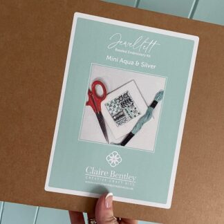 DIY Learn Beaded Embroidery Kit – Craft Kit with Pattern & Seed Beads