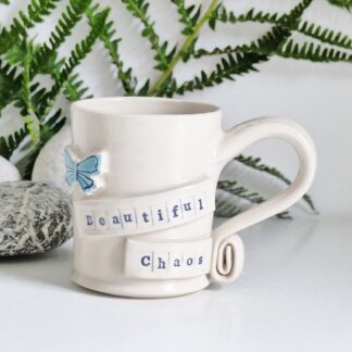 Beautiful Chaos Handmade Stoneware Mug UK
