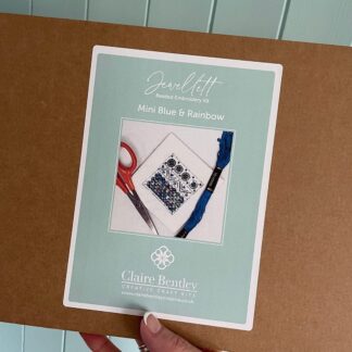 Seed Bead Embroidery Kit – Easy Beaded Embroidery for Beginners - Craft Kit