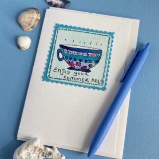 Enjoy your summer hols teacher thankyou card