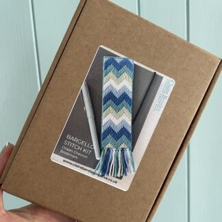 Beginner Bargello Bookmark Making Kit – Learn to Stitch Craft Kit for Kids & Adults
