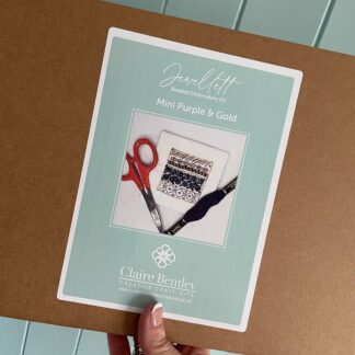 Learn Beaded Embroidery Ideas Kit – Beginner Craft Kit with Step-by-Step Instructions
