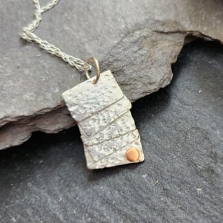 Silver segment Pendant