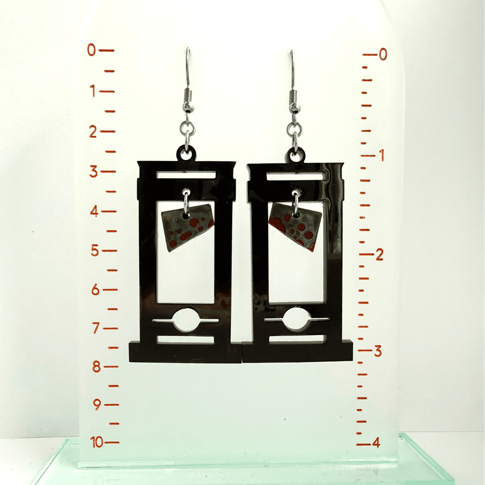 Guillotine Statement Earrings - Image 4