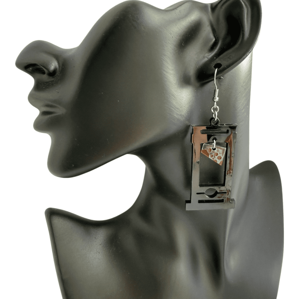 Guillotine Statement Earrings - Image 3
