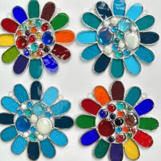 Bead daisy suncatcher