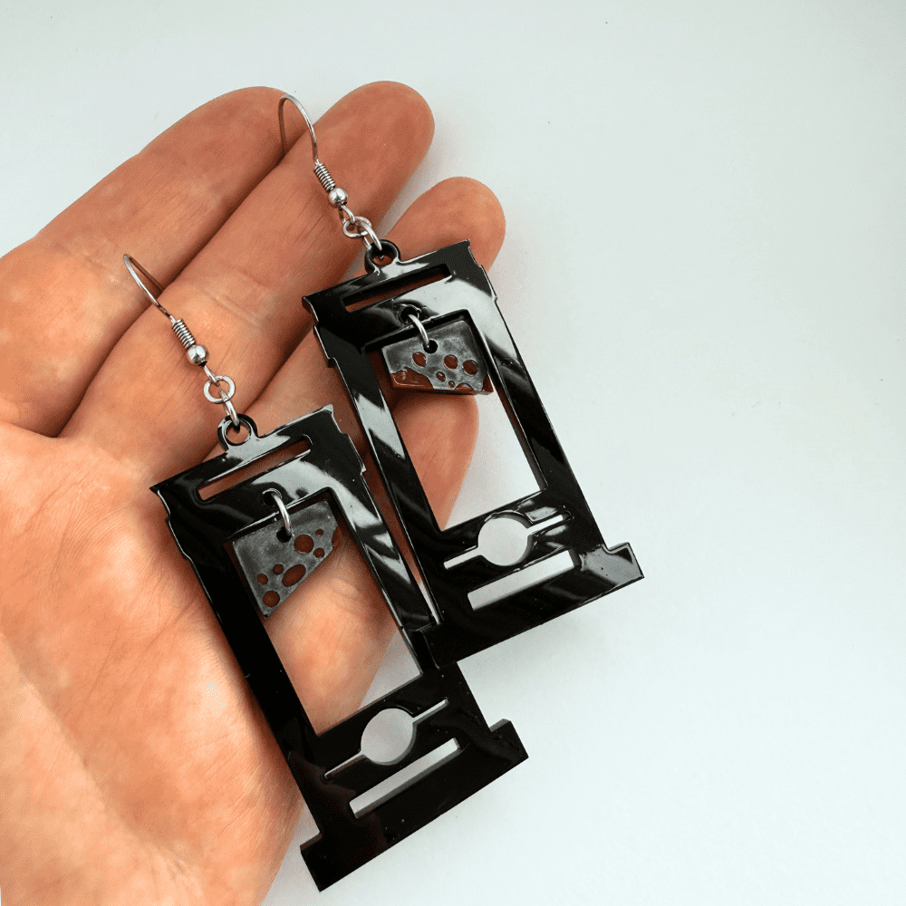 Guillotine Statement Earrings - Image 2